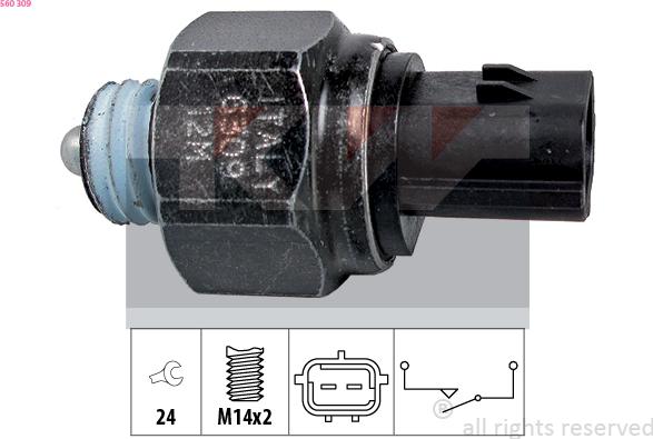 KW 560 309 - Reverse light Switch car-mod.net