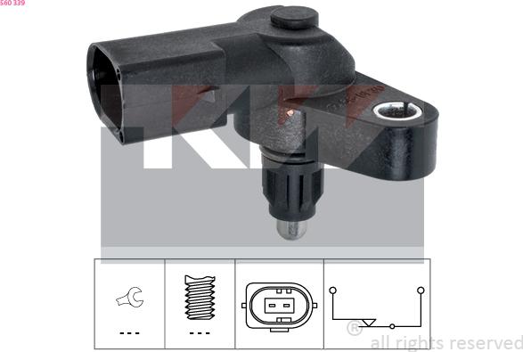 KW 560 339 - Reverse light Switch car-mod.net