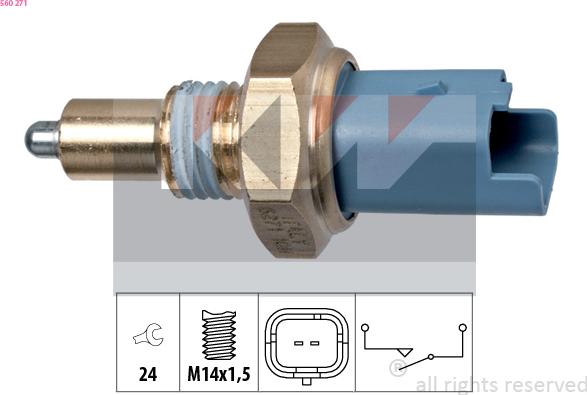 KW 560 271 - Reverse light Switch car-mod.net