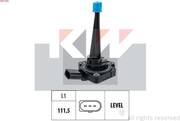KW 500 242 - Sensor, engine oil level car-mod.net