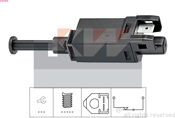 KW 510 055 - Brake Light Switch / Clutch car-mod.net
