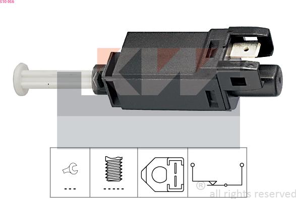 KW 510 056 - Brake Light Switch / Clutch car-mod.net