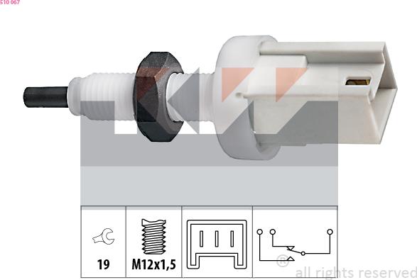 KW 510 067 - Brake Light Switch / Clutch car-mod.net