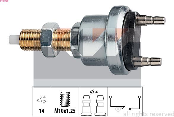 KW 510 006 - Brake Light Switch / Clutch car-mod.net