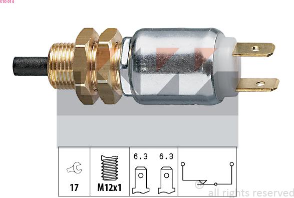 KW 510 014 - Brake Light Switch / Clutch car-mod.net