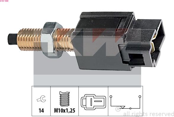 KW 510 169 - Brake Light Switch / Clutch car-mod.net