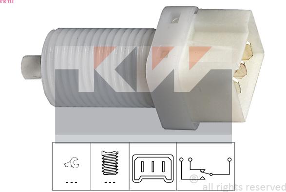 KW 510 113 - Brake Light Switch / Clutch car-mod.net