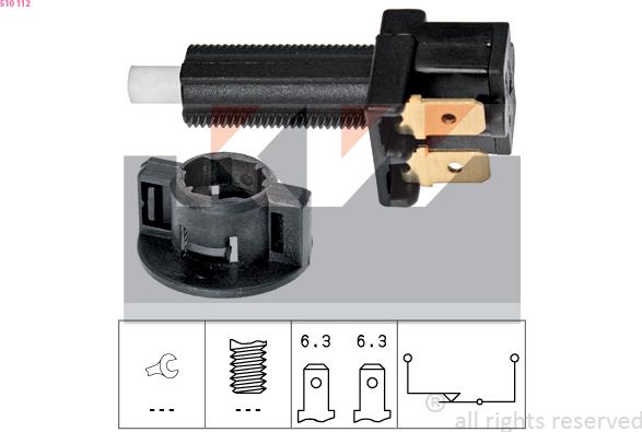 KW 510 112 - Brake Light Switch / Clutch car-mod.net
