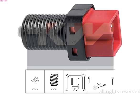 KW 510 187 - Brake Light Switch / Clutch car-mod.net