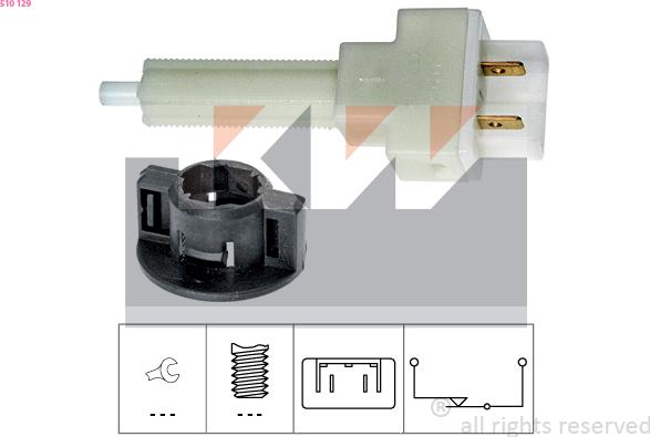 KW 510 129 - Brake Light Switch / Clutch car-mod.net