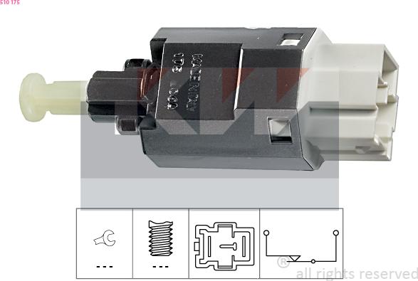 KW 510 175 - Brake Light Switch / Clutch car-mod.net