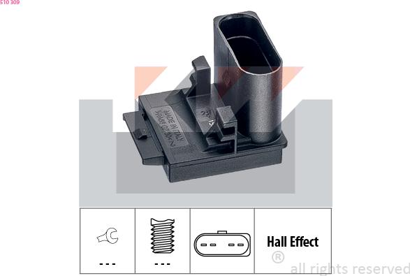KW 510 309 - Switch, clutch control (cruise control) car-mod.net
