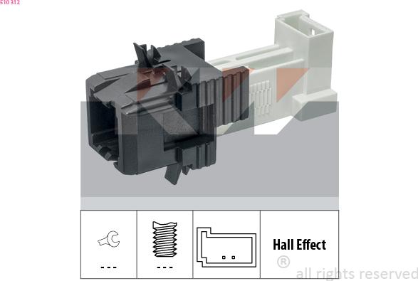 KW 510 312 - Brake Light Switch / Clutch car-mod.net