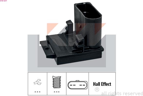 KW 510 337 - Switch, clutch control (cruise control) car-mod.net