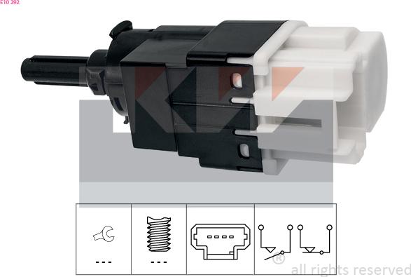 KW 510 292 - Brake Light Switch / Clutch car-mod.net