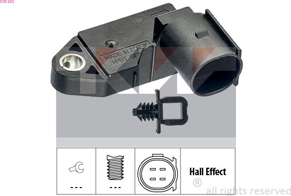 KW 510 232 - Brake Light Switch / Clutch car-mod.net