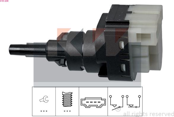 KW 510 229 - Brake Light Switch / Clutch car-mod.net