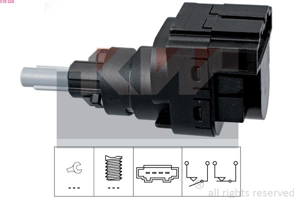 KW 510 228 - Brake Light Switch / Clutch car-mod.net