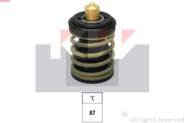 KW 580 966S - Coolant thermostat / housing car-mod.net