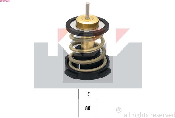KW 580 967S - Coolant thermostat / housing car-mod.net