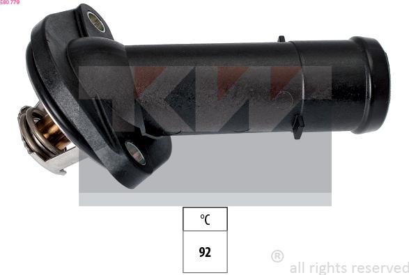 KW 580 779 - Coolant thermostat / housing car-mod.net