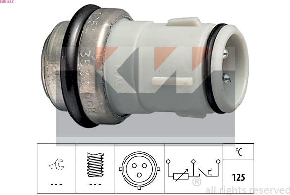 KW 530 533 - Coolant temperature Sensor car-mod.net