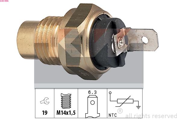 KW 530 096 - Sensor, oil temperature car-mod.net