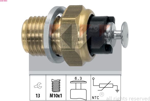 KW 530 093 - Sensor, oil temperature car-mod.net