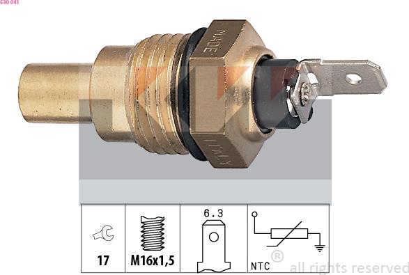 KW 530 041 - Coolant temperature Sensor car-mod.net