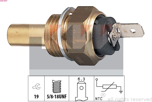 KW 530 047 - Coolant temperature Sensor car-mod.net