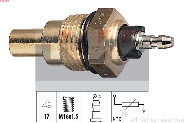 KW 530 009 - Coolant temperature Sensor car-mod.net