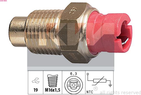 KW 530 000 - Coolant temperature Sensor car-mod.net