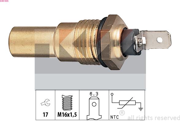 KW 530 035 - Coolant temperature Sensor car-mod.net