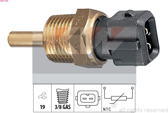 KW 530 144 - Sensor, oil temperature car-mod.net