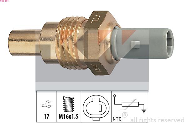 KW 530 161 - Coolant temperature Sensor car-mod.net