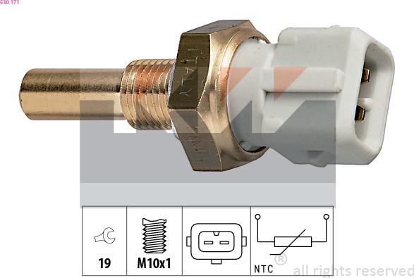 KW 530 171 - Coolant temperature Sensor car-mod.net