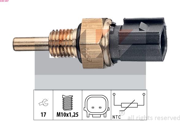 KW 530 347 - Coolant temperature Sensor car-mod.net