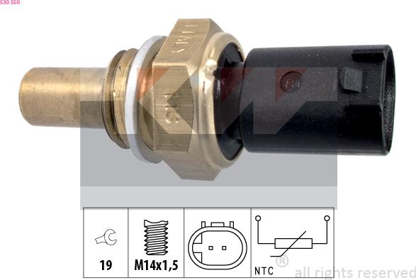 KW 530 350 - Sensor, oil temperature car-mod.net