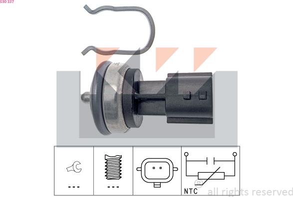 KW 530 337 - Coolant temperature Sensor car-mod.net