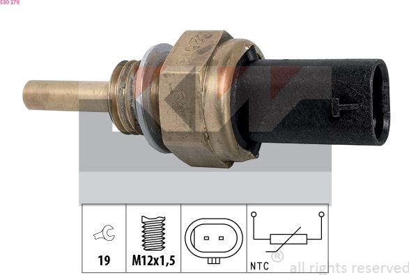 KW 530 379 - Coolant temperature Sensor car-mod.net