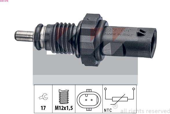KW 530 378 - Sensor, oil temperature car-mod.net
