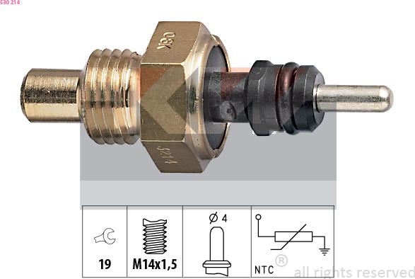 KW 530 214 - Coolant temperature Sensor car-mod.net