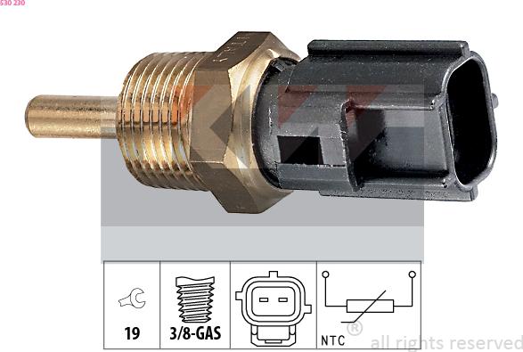 KW 530 230 - Coolant temperature Sensor car-mod.net
