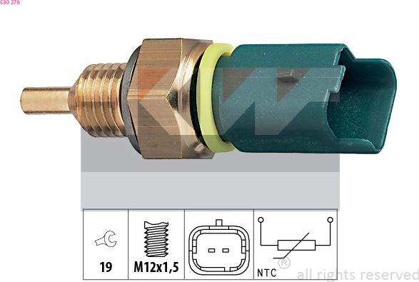 KW 530 276 - Coolant temperature Sensor car-mod.net