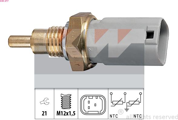 KW 530 277 - Coolant temperature Sensor car-mod.net