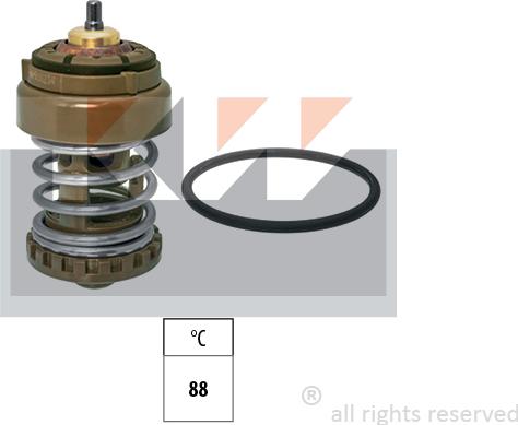 KW 579 969 - Coolant thermostat / housing car-mod.net
