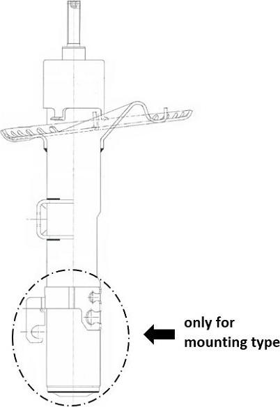 KYB 335607 - Shock Absorber car-mod.net