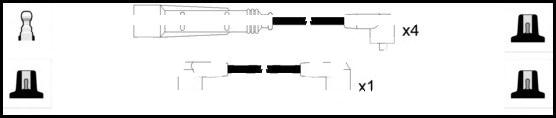 LEMARK HOES906 - Ignition Cable Kit car-mod.net