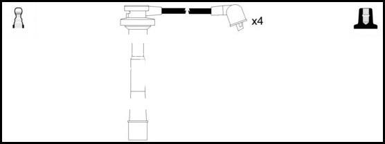 LEMARK HOES1047 - Ignition Cable Kit car-mod.net