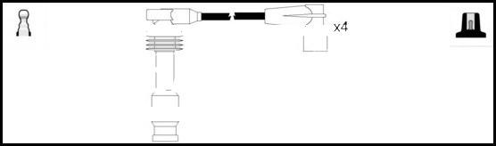 LEMARK HOES1383 - Ignition Cable Kit car-mod.net